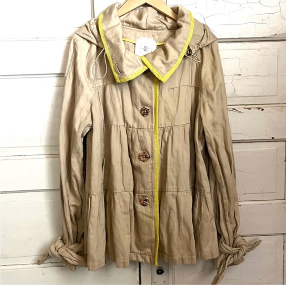 Anthropology Hei Hei Tiered Swing Jacket - Picture 6 of 7